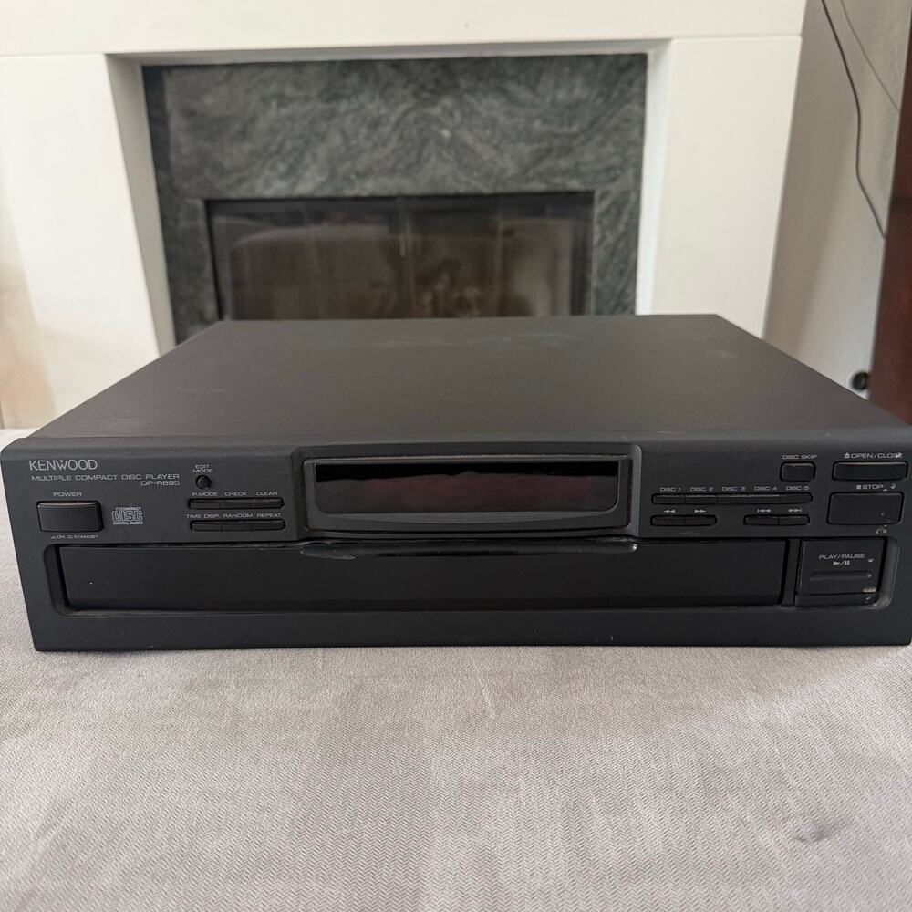 Kenwood DP-R895 5-Disc Carousel CD Changer Player Vintage 1995 Black